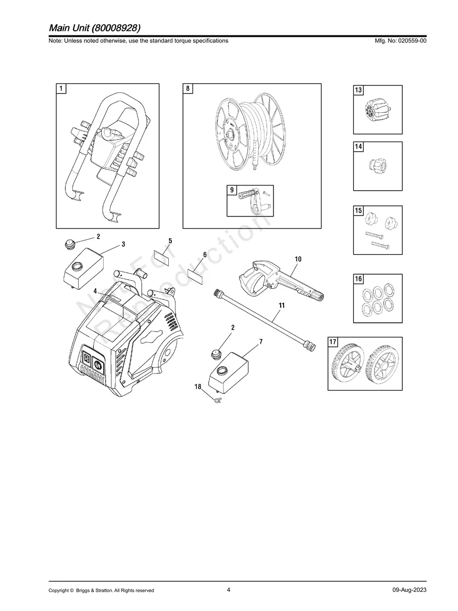 BRIGGS AND STRATTON, 020559-00, IPL.4